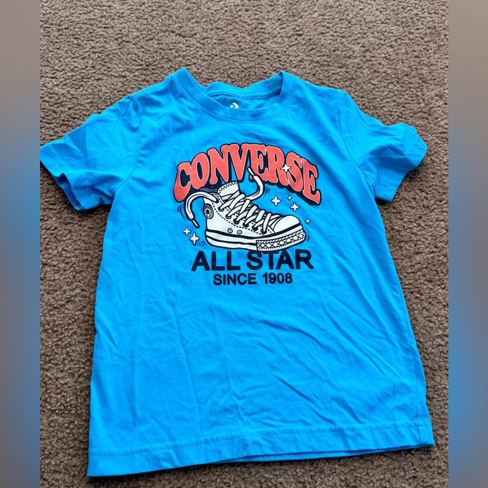 Converse Kids Bright Blue All Star Tee